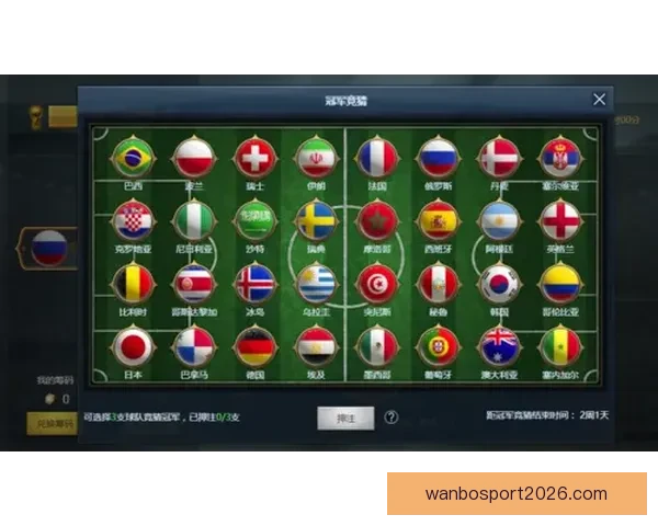 世界杯竞猜游戏网站：畅玩赛事预测、赢取丰厚奖励、享受极致竞猜体验